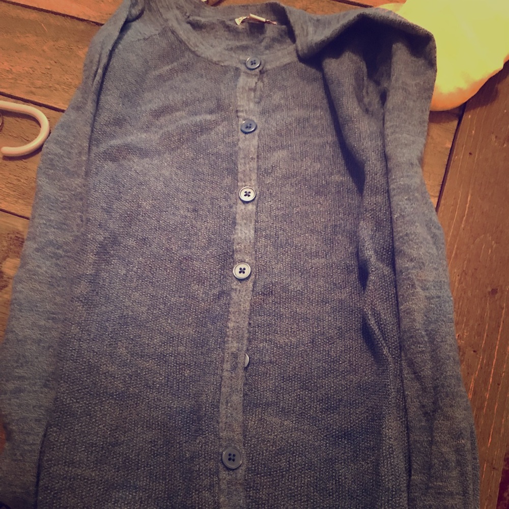 Button down sweater
